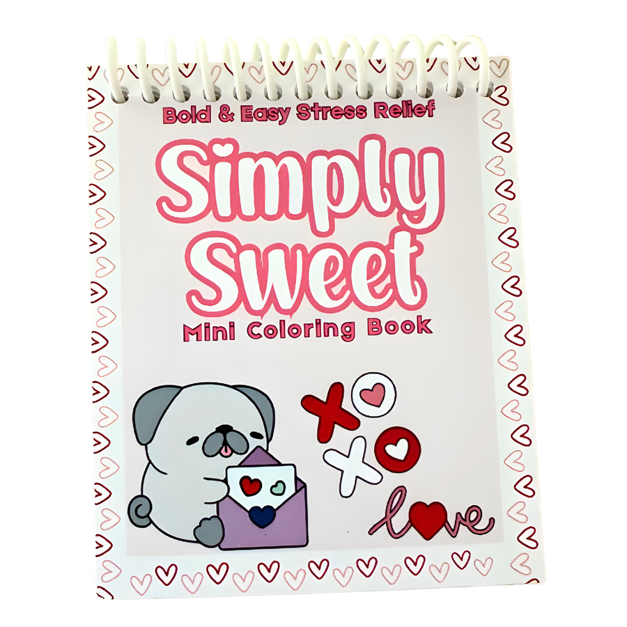 Mini Cute Bold and Easy Mini Coloring Books