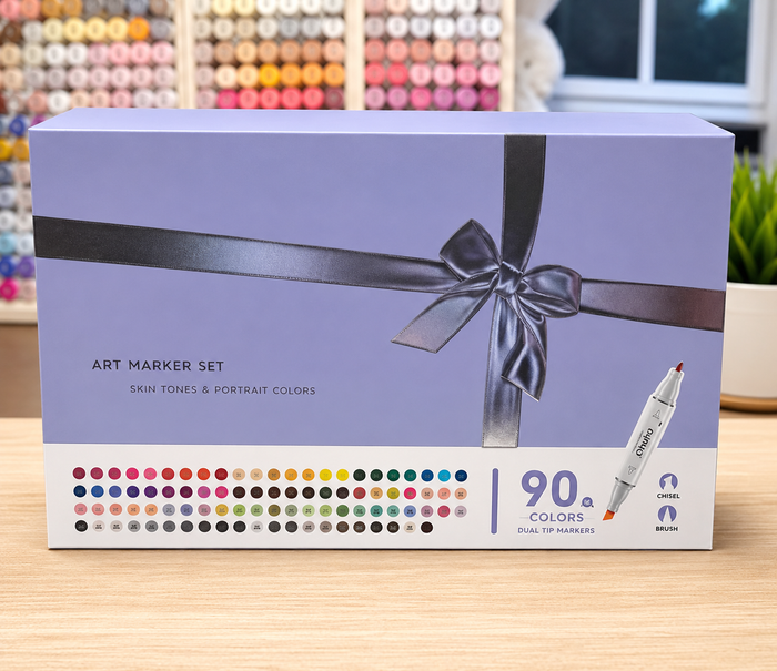 OROS 90 Alcohol Markers Colors Paint Markers Dual Tip