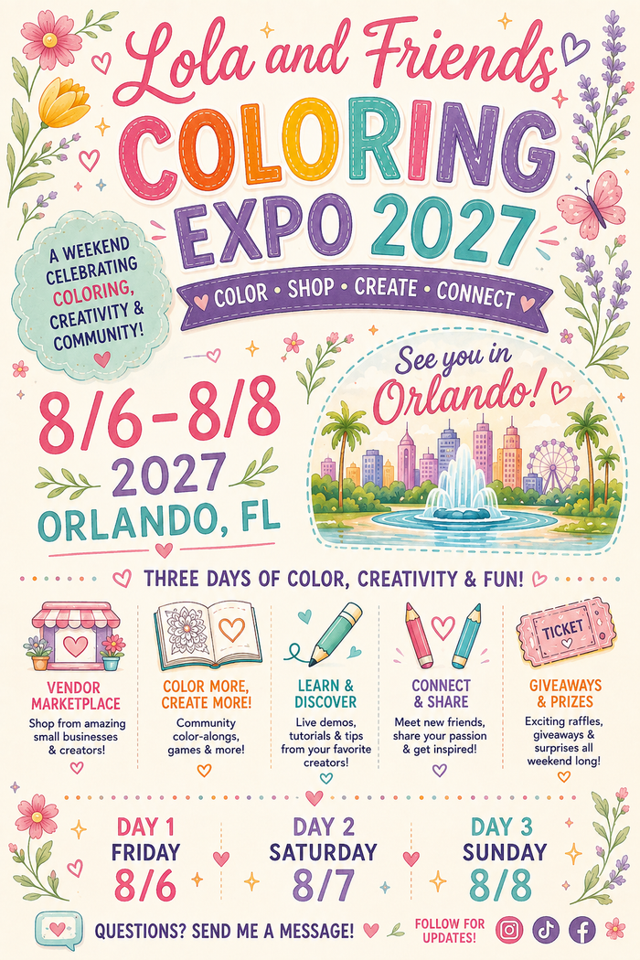 Lola and Friends Expo 2027  Attendee Ticket