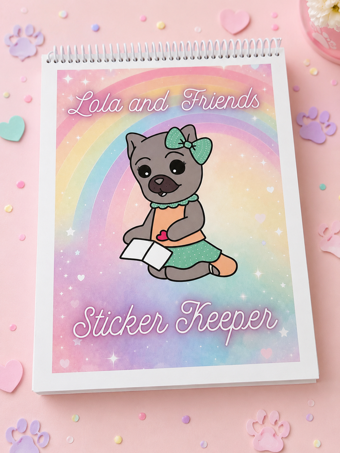 Lola and Friend Sticker Keeper