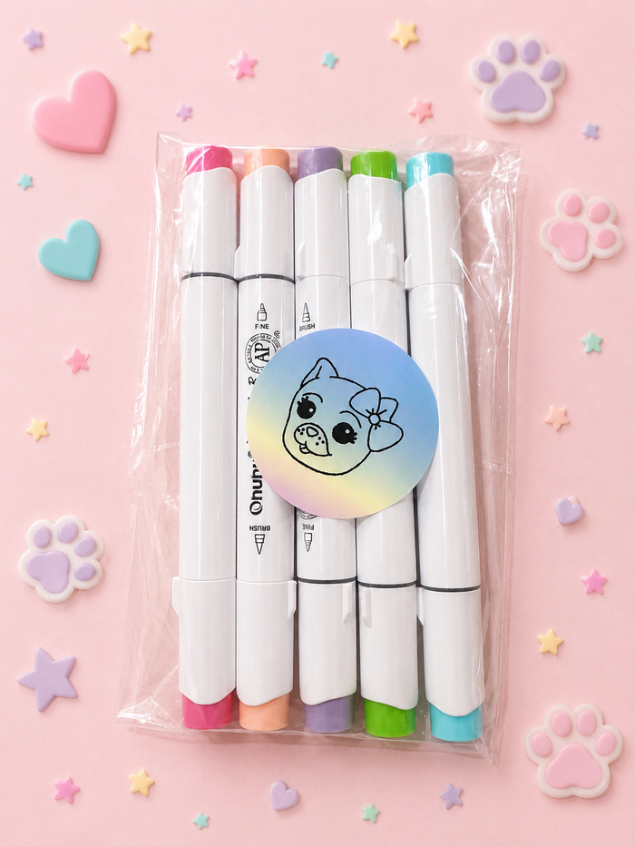 Ohuhu Assorted Markers 5pk Palette