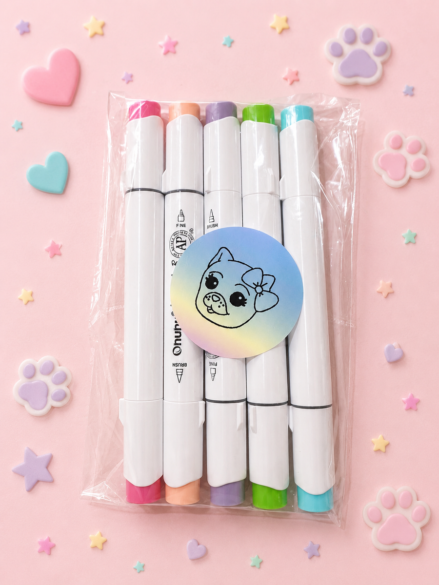 Ohuhu Assorted Markers 5pk Palette