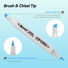 OROS 80 Alcohol Markers Colors Paint Markers Dual Tip
