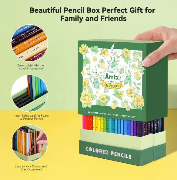 Arrtx 126 Colored Pencils New  Edition