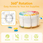 Ohuhu 360° Rotating Clear Acrylic Marker Organizer