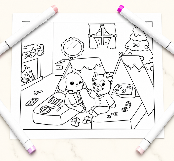 Lola and Bonnies Holiday sleepover
