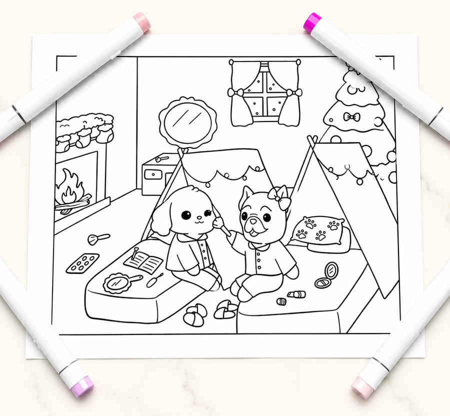 Lola and Bonnies Holiday sleepover