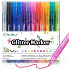 12 pack Glitter Multi Colored Pens Art Supplies